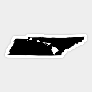 Tennessee and Hawai'i Roots by Hawaii Nei All Day Sticker